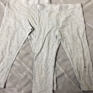 Gray Capri leggings
